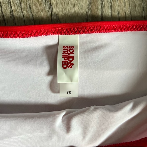 SOLID & STRIPED Red Bikini Bottom - Picture 2 of 3